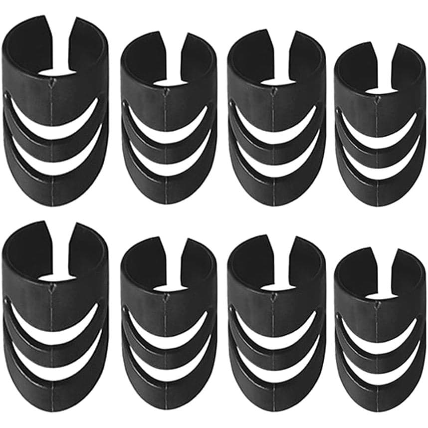 8 Palhetas de Guitarra Alaska (XL+L+L+M), Palhetas Ajustáveis para os Dedos, Palhetas Alaska, Acessórios para Instrument