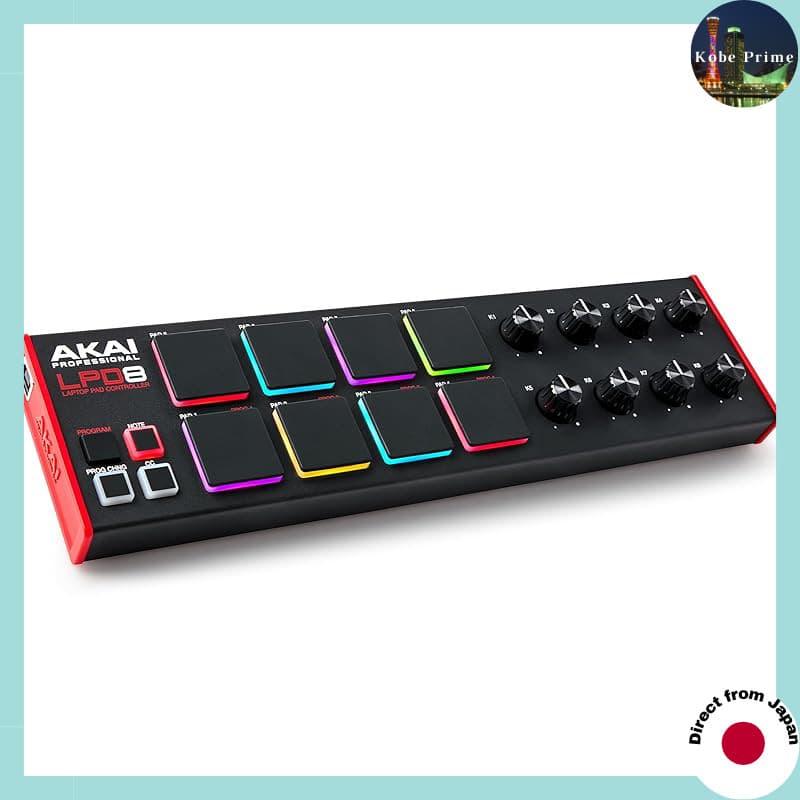 Controlador USB MIDI Profissional Akai Com Almofadas MPC E Software De Produção De Música