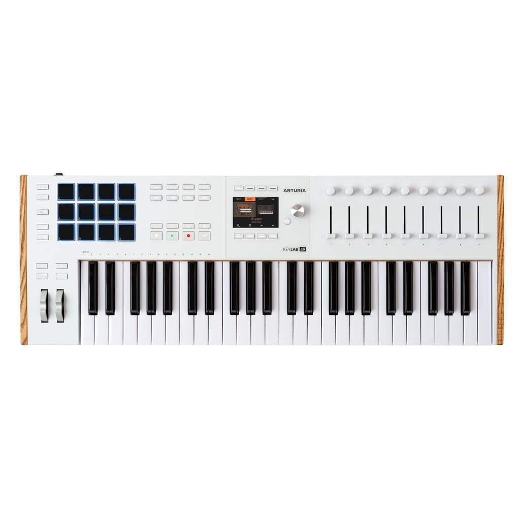 Teclado Controlador MIDI Arturia KeyLab 49 Teclas Mk3 Branco