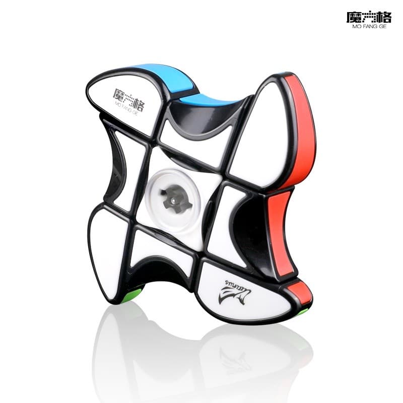 Cubo Mágico Super Macio Qiyi 1x3x3, Cubo Preto 3x3x1, Cubo de Velocidade, Brinquedo de Quebra-Cabeça Fidget Spinner