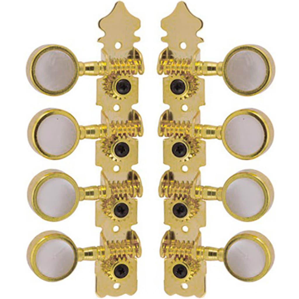 Kit Tarraxa Anel Dourado Pino Grosso Bandolim Premium Gold Deval 420