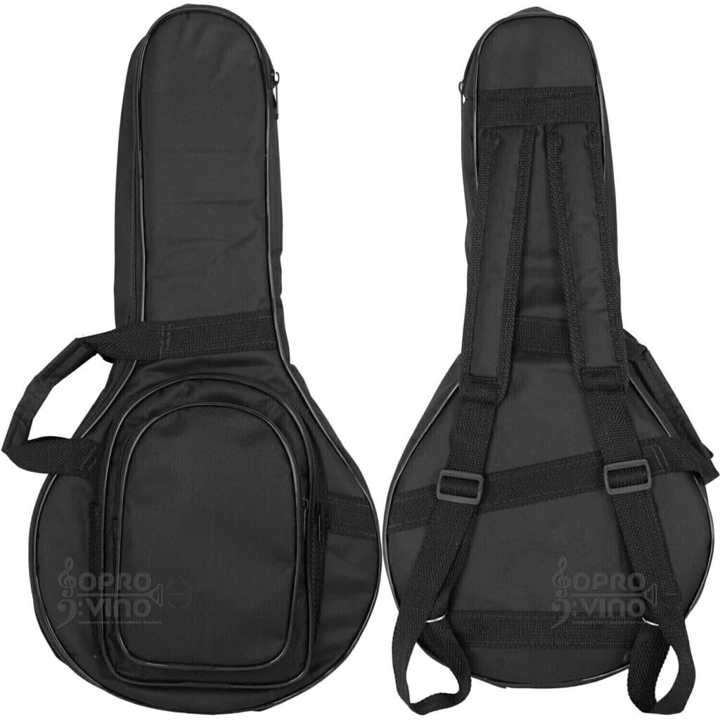 Capa Bag Banjo Bandolim Espumada Extra Luxo c/ Bolsos Protection Bags