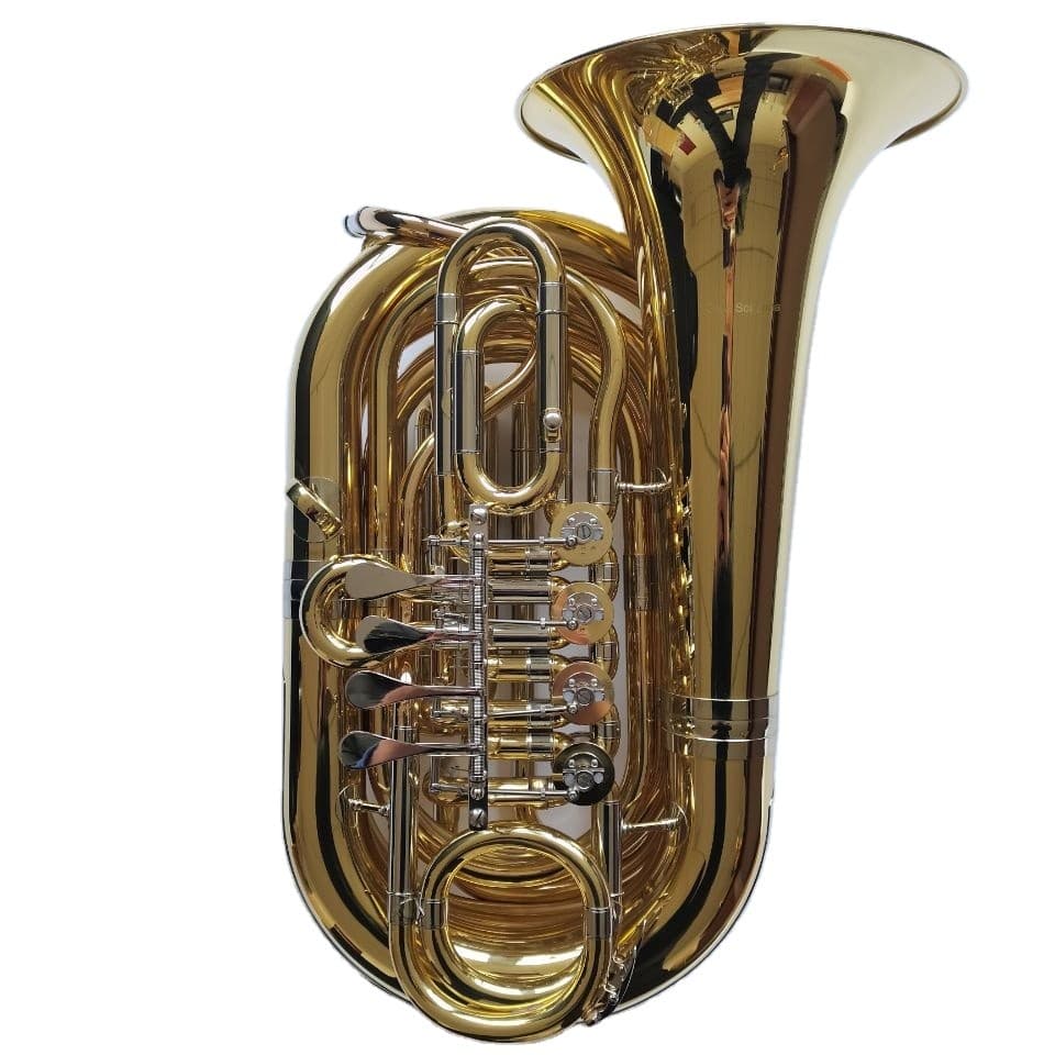 Instrumentos Musicais De Latão Bb Key Travel Tuba