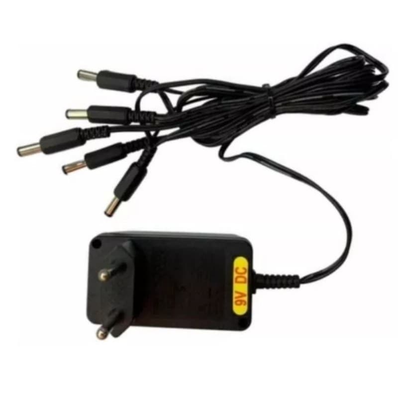 Fonte 9V 1A para 5 pedais pedaleira pedal bivolt com NF Nova