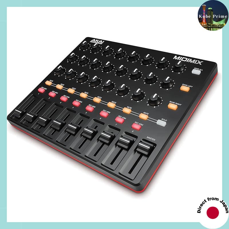 AKAI Professional USB MIDI Controller Mixer Controlador DAW Portátil Compacto Com 24 Botões , 16 E 9 Faders , Inclui Ableton Live Lite , MIX .