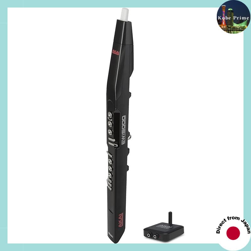 Sintetizador De Sopro Akai Professional EWI 5000-Instrumento Eletrônico Sem Fio E Alimentado Por Bateria Com Sensor Respiratório Biblioteca De Som Integrada (Preto/Branco)