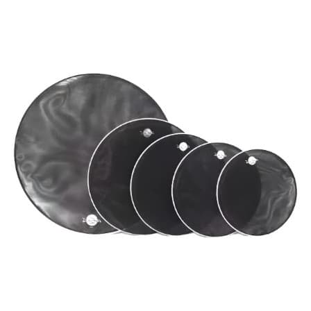 Kit Pele De Bateria Profissional Dp Silent Head 8  10 12 13 14 14 Polegadas Bateria Profissional Luen Jogo
