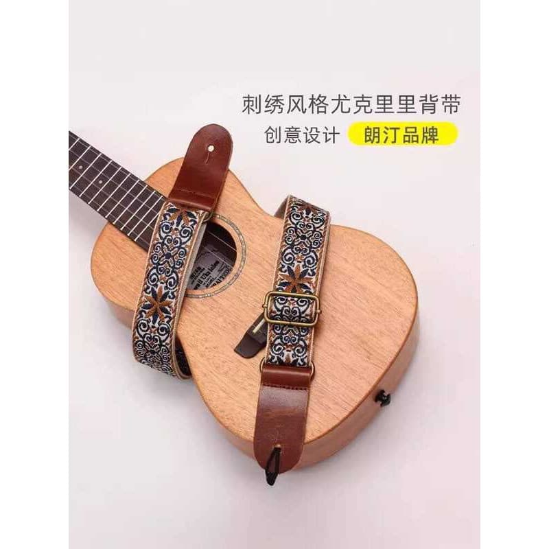 Langtin ukulele cinta ukulele alça Diagonal ukulele Universal Piano cinta acessórios cauda livre prego