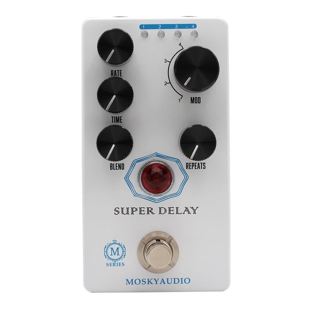 Efeito De Atraso De Fita Estilo Analógico Mosky Super Delay Pedal