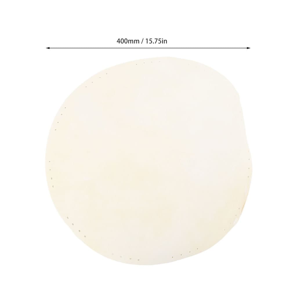Peça de reposição de cabeça de tambor de pele de cabra com furos de 400mm e 15.75in de diâmetro