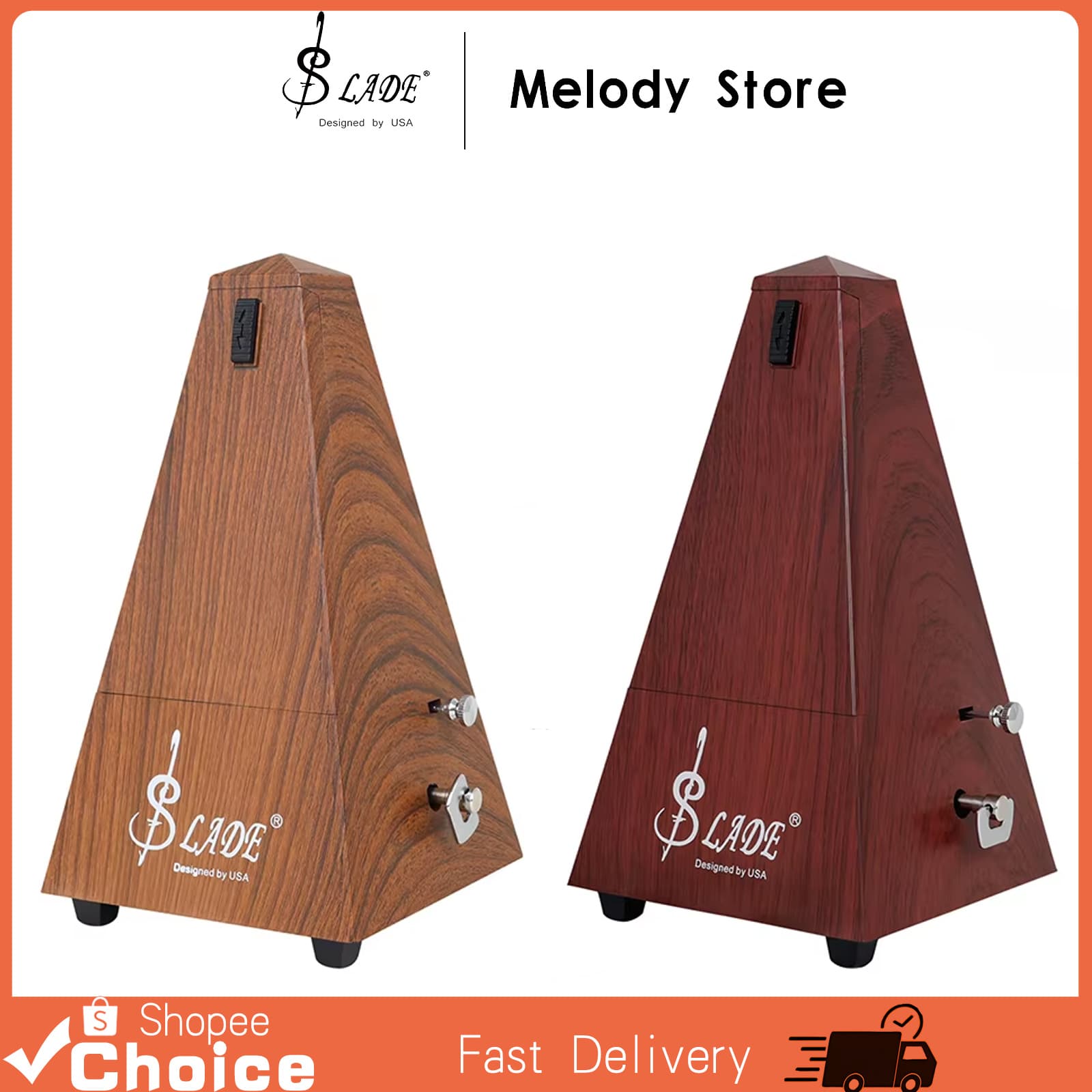 SLADE Guitarra Metrônomo Mecânico Torre Tipo Sino Anel Metrônomo Vintage Para Violão Ukulele Piano Instrumento Musical