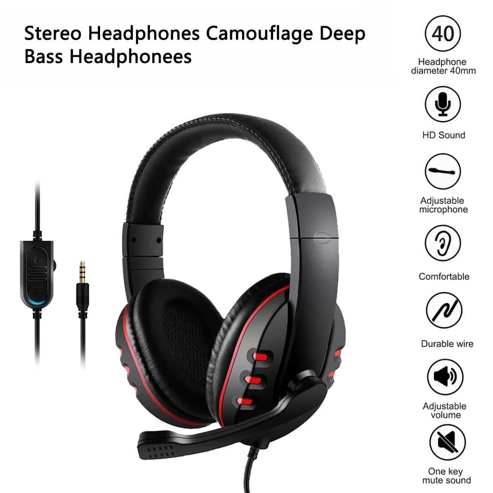 Fones de ouvido de ouvido com fio 7260, fones de ouvido para jogos empresariais, fones de ouvido baratos e populares em