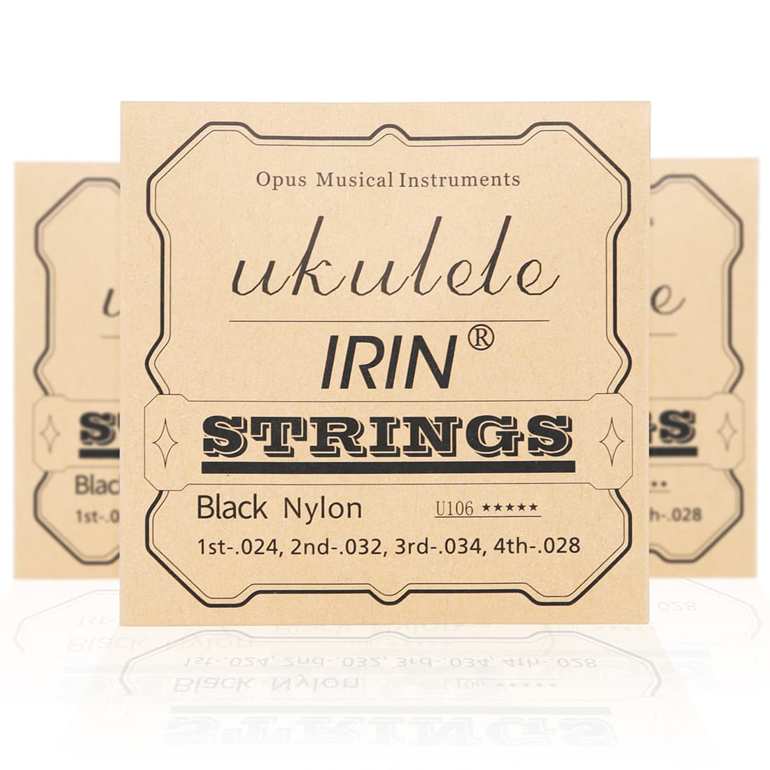  IRIN 4 Pcs/Set Cordas de Nylon para Ukulele Substituição de Instrumentos de Cordas Ukulele Peças Práticas Corda de