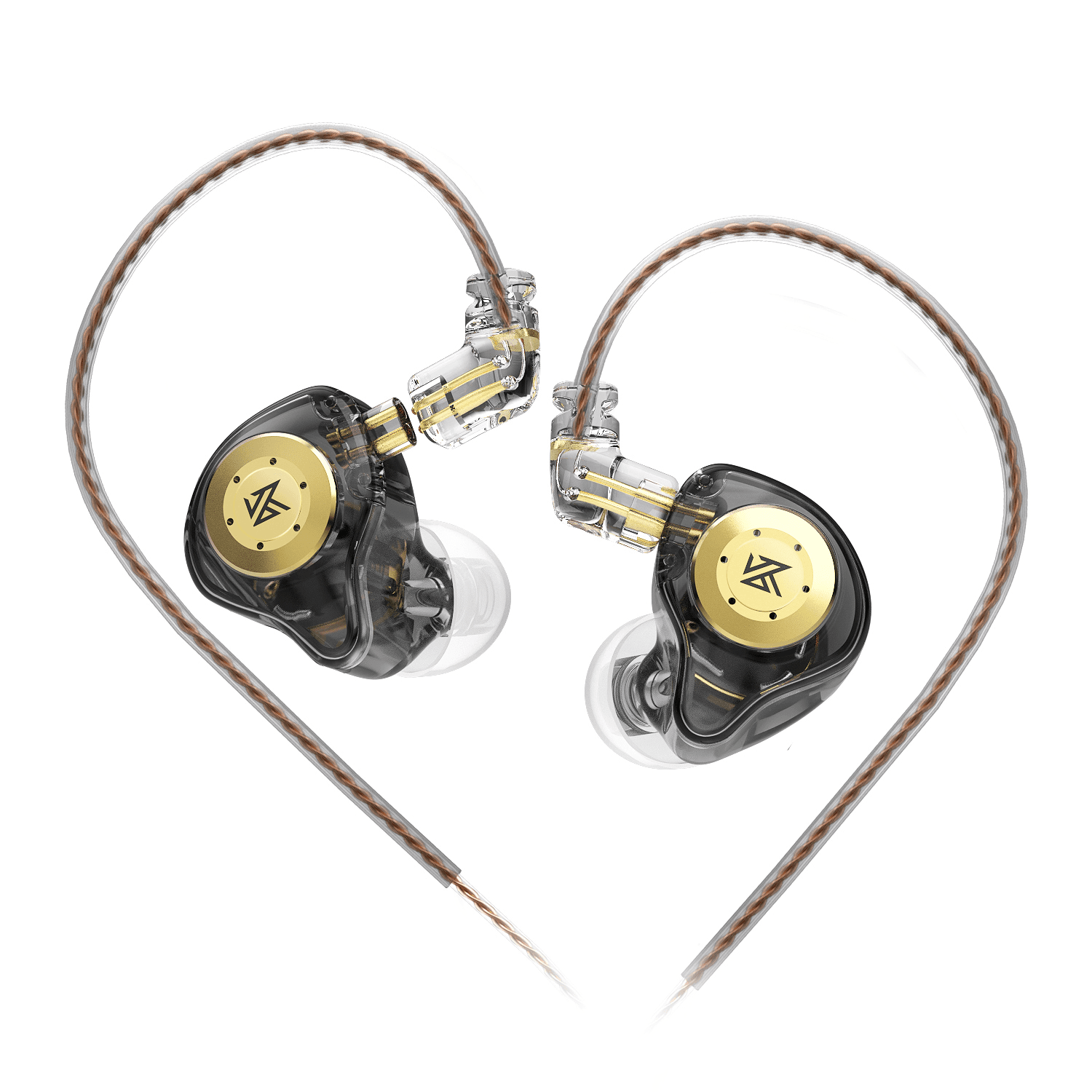  Fones de Ouvido KZ EDX Pro 3,5mm com Fio, Fones Intra-Auriculares, Fones de Ouvido Sem Fio TWS, Fones de Ouvido Estéreo