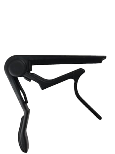 Capotraste para Violão, Guitarra, Ukulele, Baixo e Cavaco, Cor Preta (Preto)