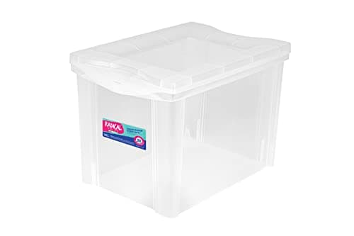 Ordene - Caixa Organizadora Plástica 30 Litros, Cor Cristal, Linha Radical