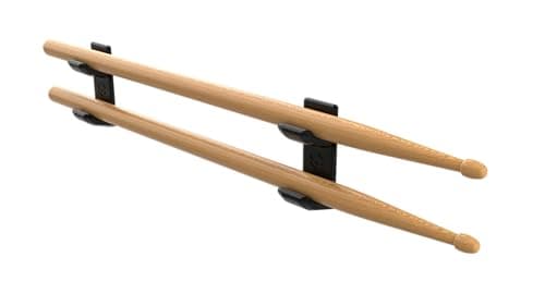 Suporte De Parede Expositor Para Baquetas Bateria Música