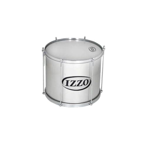 Surdo 14" X 30 CM Aluminio com Pele Leitosa - Izzo