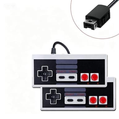 Controles clássicos de fio acisan 2 para edição mini, cabo extra longo de 9,8 pés, almofadas direcionais de 4 vias, botões A/B
