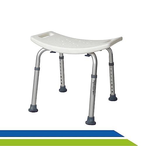 Banco Banqueta para Banho com regulagem de Altura Adulto e Idoso até 130 KG Hidrolight