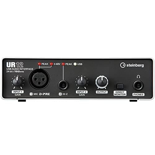 Interface de Audio Portátil UR12 2 Canais Steinberg Yamaha