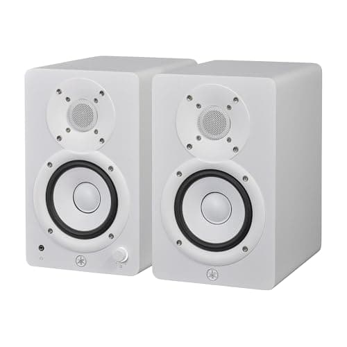 Yamaha Monitor de estúdio alimentado por HS4 em branco, par (HS4 W)