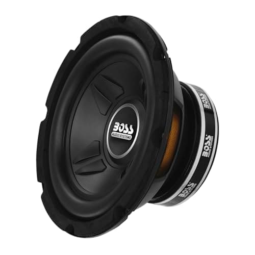 BOSS Audio Systems CXX8 Subwoofer para carro de 8 polegadas - potência máxima de 600 watts, bobina de voz única de 4 ohm, montagem fácil, vendido individualmente