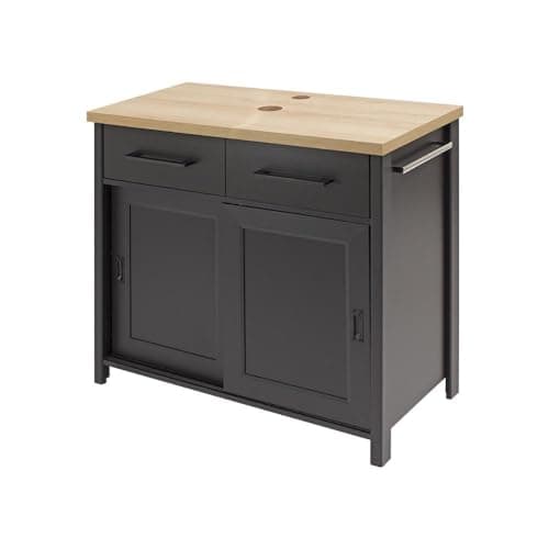 Gabinete Armário Banheiro Ditália Bn-04 cor:preto