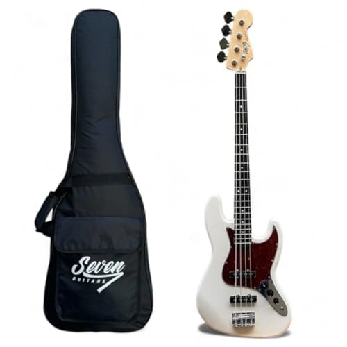 Contrabaixo Jazz Bass Seven Sjb-47 Wh Branco 4c Com Bag