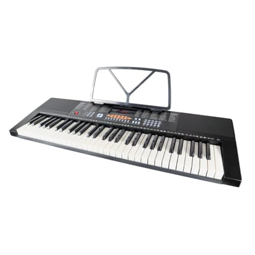 teclado musical 61 teclas 300 timbres e ritmos