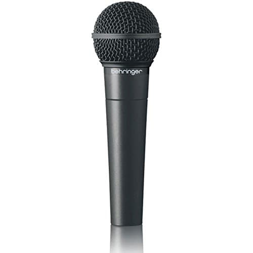 Microfone vocal cardioide dinâmico Behringer XM8500 preto