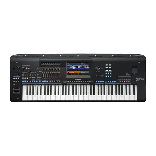 Instrumento Musical Teclado Arranjador Workstation 76 Teclas Genos 2 Yamaha