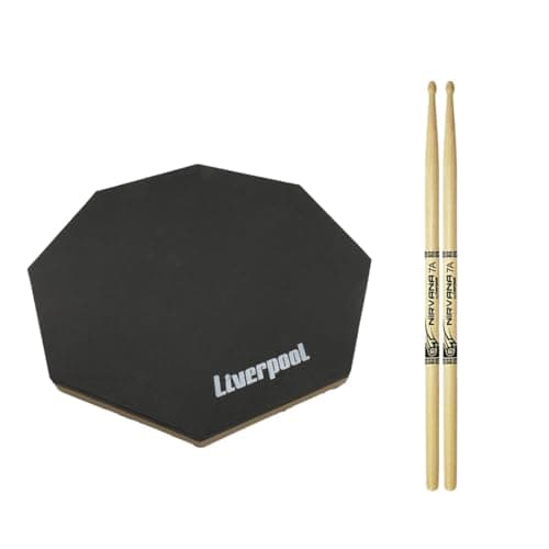 Pad de estudo Liverpool 6" eva kit com baqueta 7a