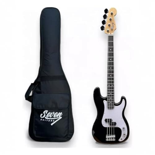 Contrabaixo Precision Bass Seven SPB-47 Bk Preto 4c Com Bag