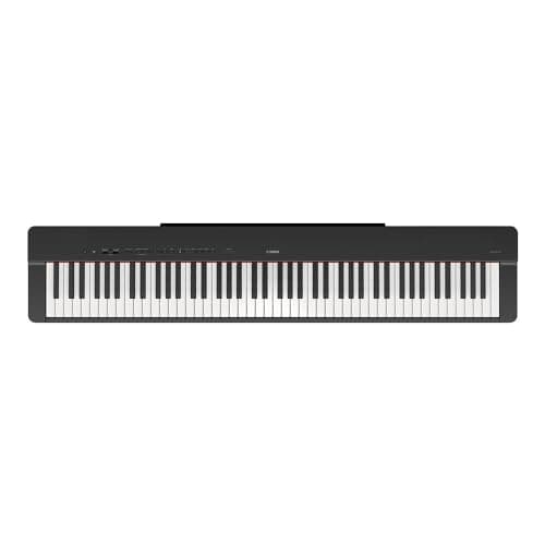 Piano Digital P 225B Preto 88 Teclas Sensitivas Com Fonte e Pedal Yamaha