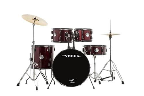 BATERIA ACÚSTICA VOGGA URBAN BUMBO 20" VPD120 WR (VINHO)