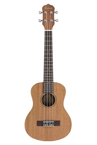 Ukulele Kalani Tenor 26 Kayke Series KAL 300 TS Friso e Roseta em ABS com Bag, Natural Sapele