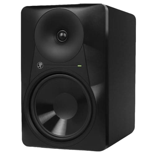 Mackie Série MR, monitor de estúdio de 8 polegadas com 65 watts de amplificação A/B bi-amplificada, alimentado (MR824)