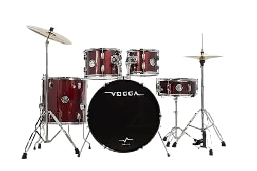 BATERIA ACÚSTICA VOGGA JAM BUMBO 22" VPD422 WRD (WINE RED)