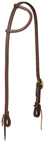 Weaver Leather WorkTack Cabeçote de fivela única de latão com orelha deslizante, rosa canyon, 1,5 cm (10-0721)