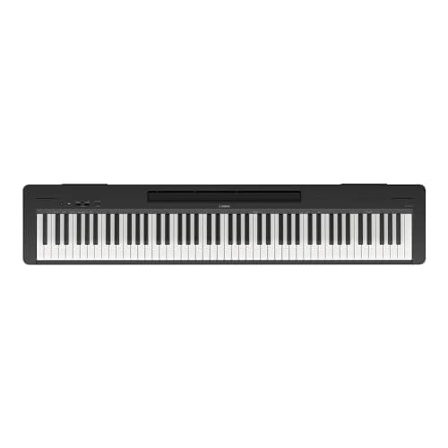 Piano Digital P 145B Preto 88 Teclas Sensitivas Com Fonte e Pedal Yamaha