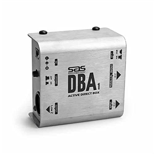 Caixa metálica prateada DBA1 Active Direct Box Santo Ângelo