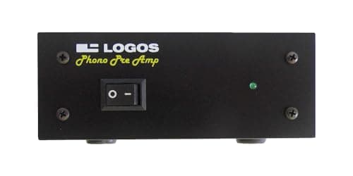 Pre Amplificador Phono Para Toca Discos De Vinil Logo Preto