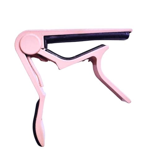 Capotraste Braçadeira Rosa Para Violão, Guitarra, Ukulele, Baixo (Rosa_NV)