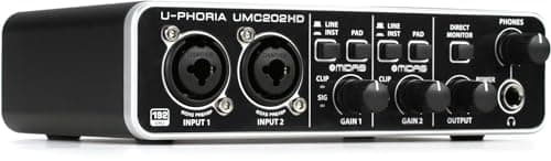 Behringer UMC202HD Interface de Áudio USB MIDI