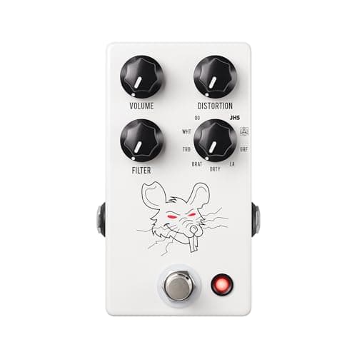 Pedal de distorção JHS PackRat, branco