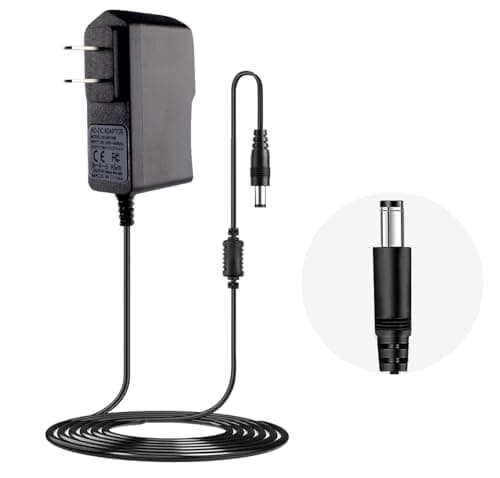 Fonte de alimentação 9V DC 500mA com centro negativo para pedais de guitarra