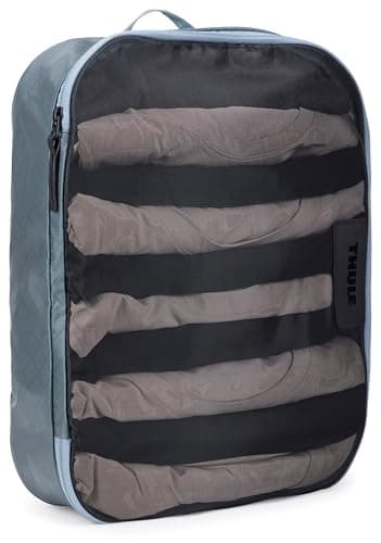Thule Cubo de embalagem, tamanho grande, tecido transparente, organize itens mais volumosos, fácil de embalar, zíperes YKK