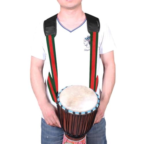 Alça de ombro ajustável para tambor Djembe com almofada grossa