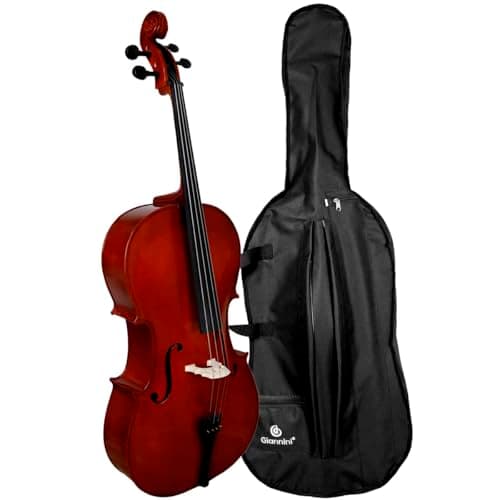 Violoncelo Giannini Gcl 4/4 Verniz Brilhante com estojo preto